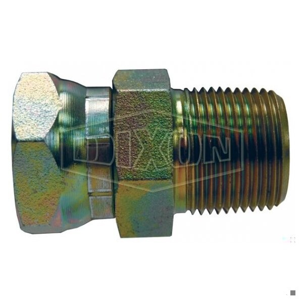Dixon Swivel Nut, 2-11-1/2 Nominal, Male NPTF x Female NPSM, Steel, Domestic 1404-32-32 - main
